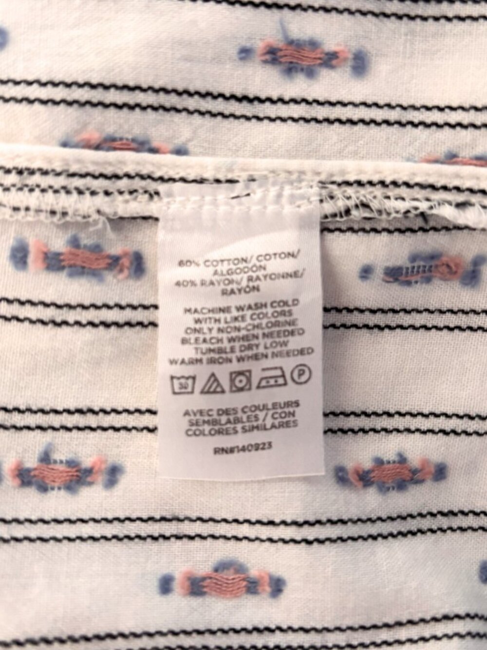 LOFT Ruffle Collar Button Down - Picture 4 of 4